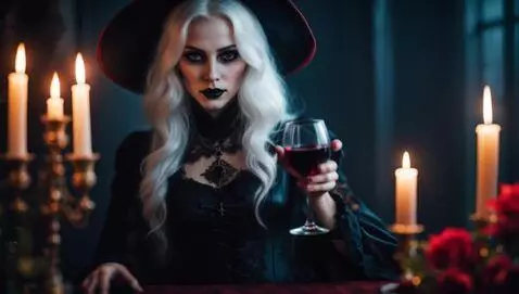 AI Video from prompt: Снимок в полный рост под высоким углом,красивая 