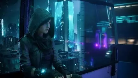 AI Video from prompt: Style: 2099 year. Cyberpunk cinematic short film