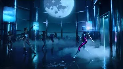 AI Video from prompt: Style: 2099 year. Cyberpunk cinematic short film