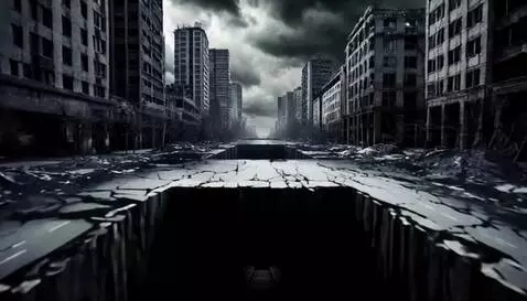 AI Video from prompt: Going deeper inside the hole