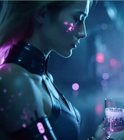 AI Video from prompt: Style: 2099 year. Cyberpunk cinematic short film