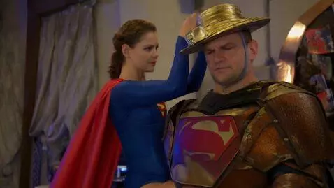 AI Video from prompt: parasite insect assimilation supergirl's transfo