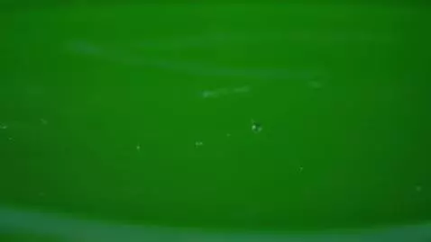 AI Video from prompt: an ice cube drop in to the glass and water sprea