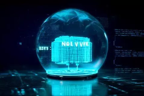 AI Video from prompt: “Futuristic AI core named Neurolive glowing insi