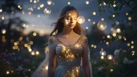 AI Video from prompt: A stunningly beautiful young woman with soft fea