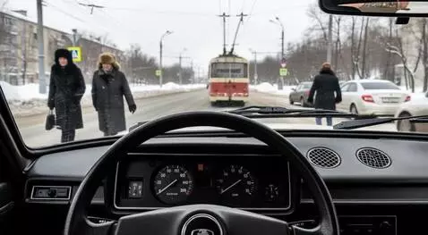 AI Video from prompt: Скоростная агрессивная езда на автомобиле по гор