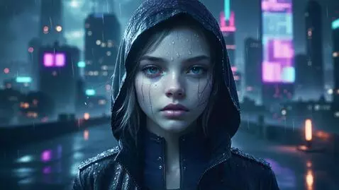 AI Video from prompt: Style: 2099 year. Cyberpunk cinematic short film