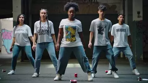 AI Video from prompt: Keep the background. People are twerking on the 