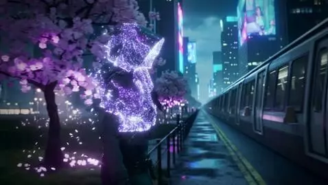 AI Video from prompt: Style: 2099 year. Cyberpunk cinematic short film