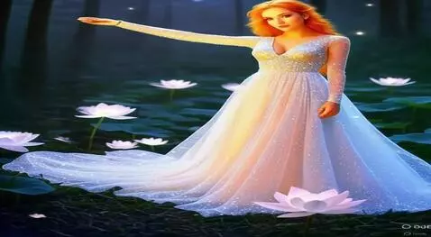 AI Video from prompt: A lady under a stairy sky