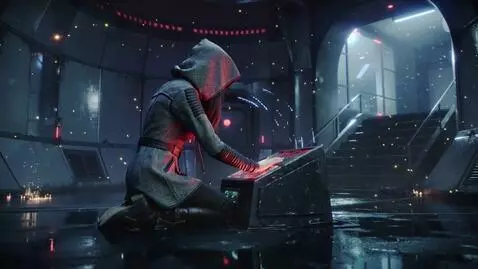 AI Video from prompt: Style: 2099 year. Cyberpunk cinematic short film