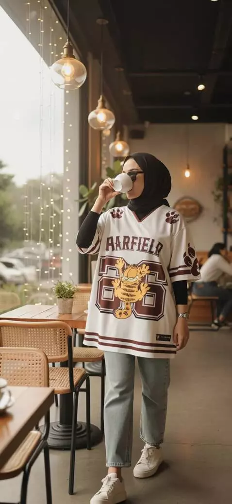 AI Video from prompt: {   "motion_scene": "indoor cafe with large glas