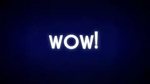 AI Video from prompt: 1. Two glowing letter W from the "Wow!" signal. 