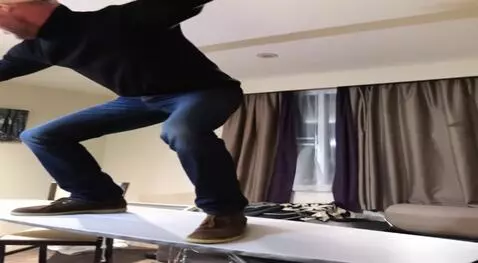 AI Video from prompt: Jumps of the iron board