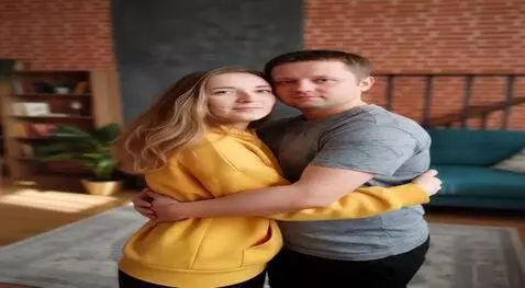 AI Video from prompt: парень танцует с девушкой медленный танец