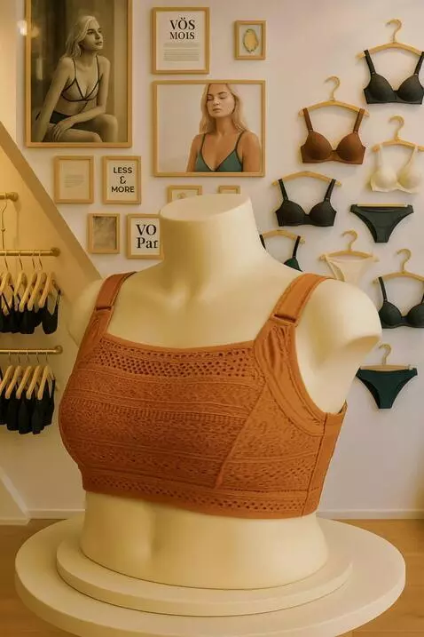 AI Video from prompt: Video sinematik 4K menampilkan sebuah bra yang d