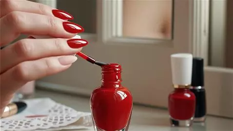 AI Video from prompt: Макросъемка Крупным планом : кисточка окунается 