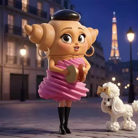 AI Video from prompt: Dancing a Spanish dance with castanets.