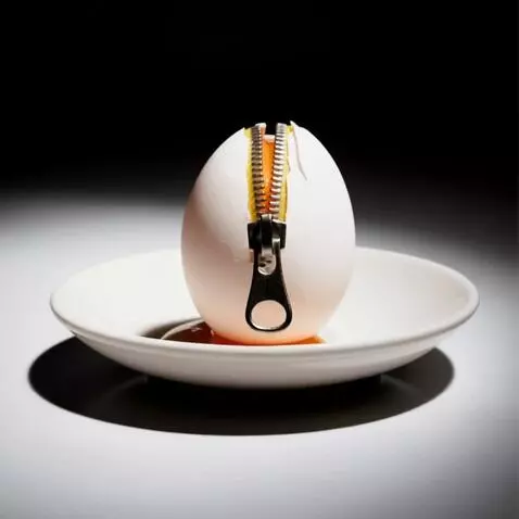 AI Video from prompt: On a simple white ceramic saucer on a completely