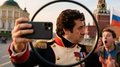 AI Video from prompt: Make a circle (like in TG) on behalf of Napoleon