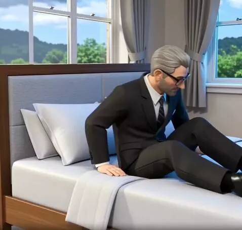 AI Video from prompt: Make a storm come thru and blow me this avatar w