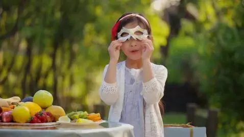 AI Video from prompt: Girl transformation she mask