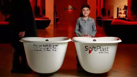 AI Video from prompt: A funny and heartwarming commercial scene in a b