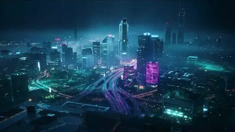 AI Video from prompt: Style: 2099 year. Cyberpunk cinematic short film