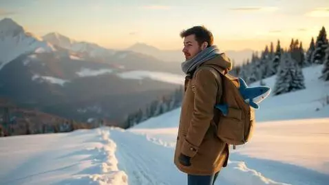 AI Video from prompt: Pixar-style cinematic scene showing a man walkin