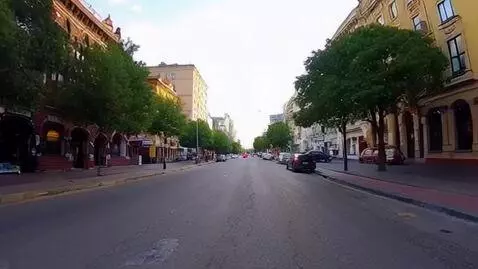 AI Video from prompt: Camera movement over the street.