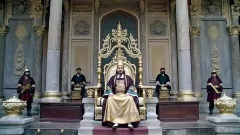 AI Video from prompt: Realistic video showing King Solomon in all his 