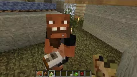 AI Video from prompt: minecraft gameplay the nether
