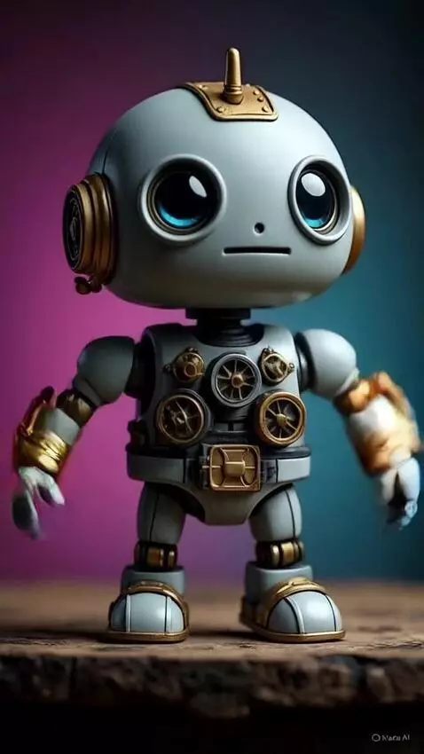 AI Video from prompt: The robot does a breack dance and disassembles.