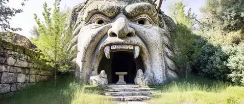 AI Video from prompt: The wind moves grass and trees.