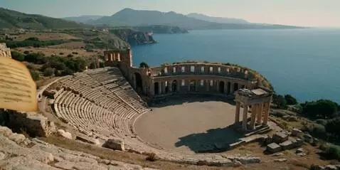 AI Video from prompt: The wind moves grass. The wind blows the music s