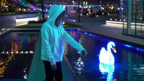 AI Video from prompt: Style: 2099 year. Cyberpunk cinematic short film