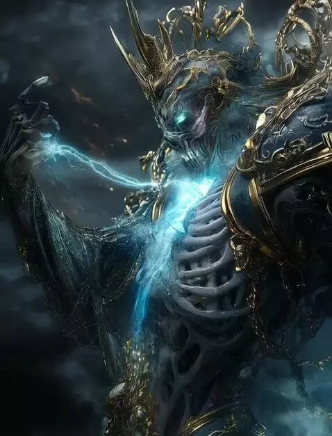 AI Video from prompt: The alien beserker jas lightning energy coming o