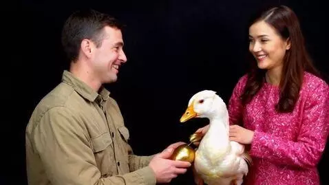 AI Video from prompt: Once upon a time, a man and his wife had the goo