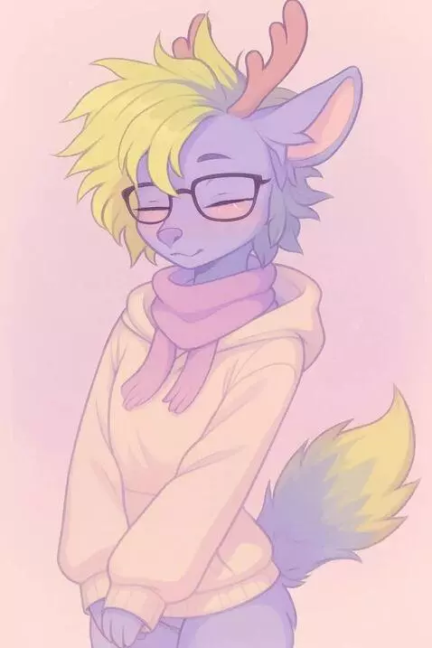 AI Video from prompt: Character Focus: The furry deer character with b