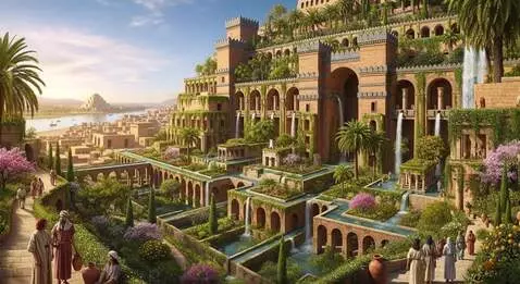 AI Video from prompt: Путешествие по Древнему Вавилону. Кинематогрофич