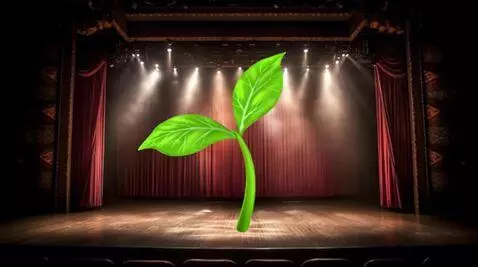 AI Video from prompt: speout in a theater dances "swan lake"