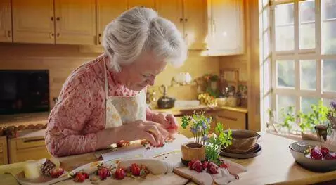 AI Video from prompt: С днём рождения бабушка