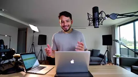 AI Video from prompt: buatkan gambar seorang content crator di suatu r