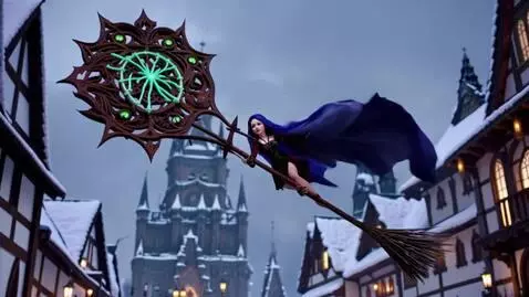 AI Video from prompt: A hyper-detailed cinematic fantasy portrait of a