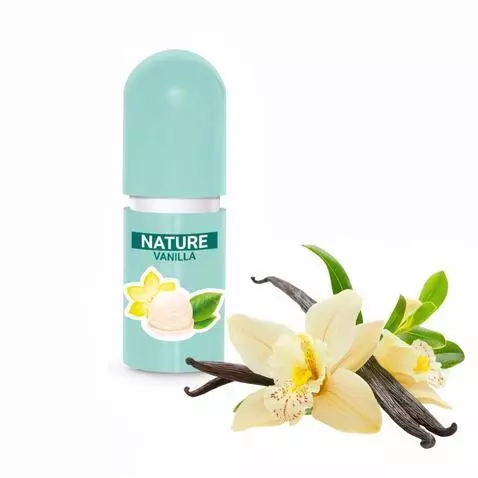 AI Video from prompt: hygienic lipstick stands on a pedestal, next to 