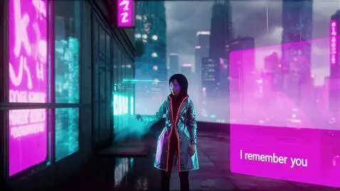 AI Video from prompt: Style: 2099 year. Cyberpunk cinematic short film