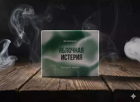 AI Video from prompt: Ultra close-up shot of a package of rustic artis