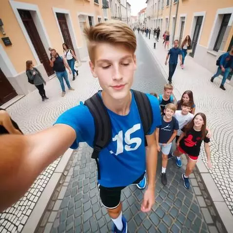 AI Video from prompt: Show your big sneakers and slowly walking with c