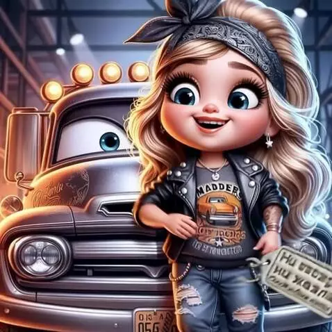 AI Video from prompt: Девушка улыбается и дарит поцелуй