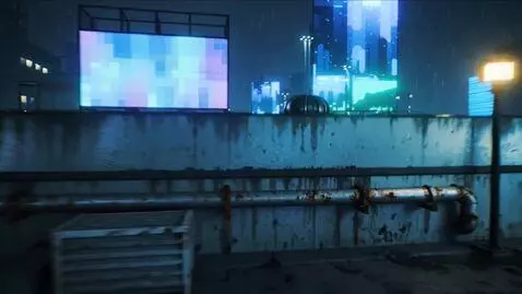 AI Video from prompt: A cinematic, photorealism short film. cyberpunk 